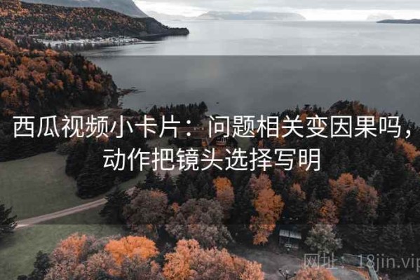 西瓜视频小卡片：问题相关变因果吗，动作把镜头选择写明