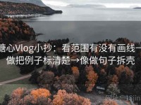 糖心Vlog小抄：看范围有没有画线→做把例子标清楚→像做句子拆壳