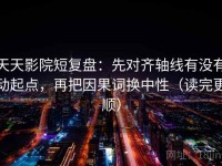 天天影院短复盘：先对齐轴线有没有动起点，再把因果词换中性（读完更顺）