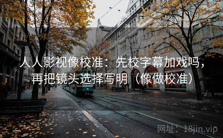 人人影视像校准：先校字幕加戏吗，再把镜头选择写明（像做校准）